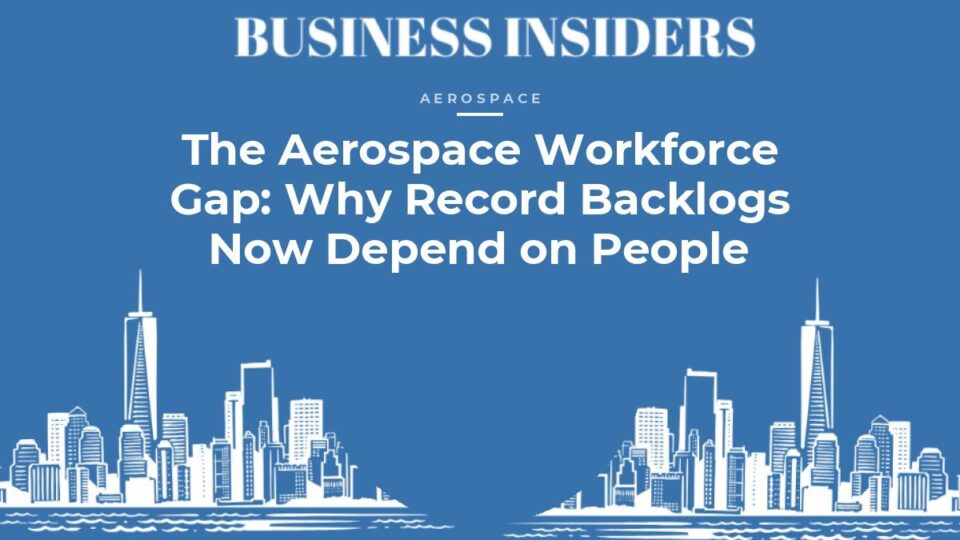 Business Insiders Aerospace feature: The Aerospace Workforce Gap: Why Record Backlogs Now Depend on People